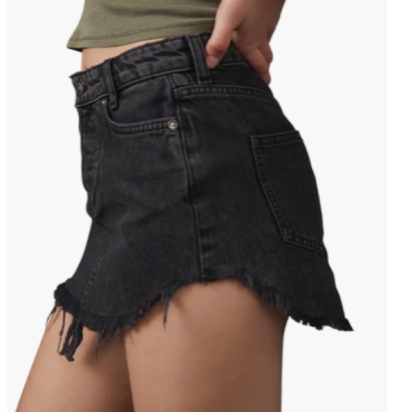 Free People We The Free Sky High Nonstretch Denim Miniskirt - Picture 4 of 9